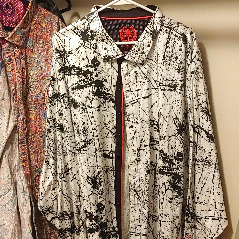 Men's long sleeve casual plus size